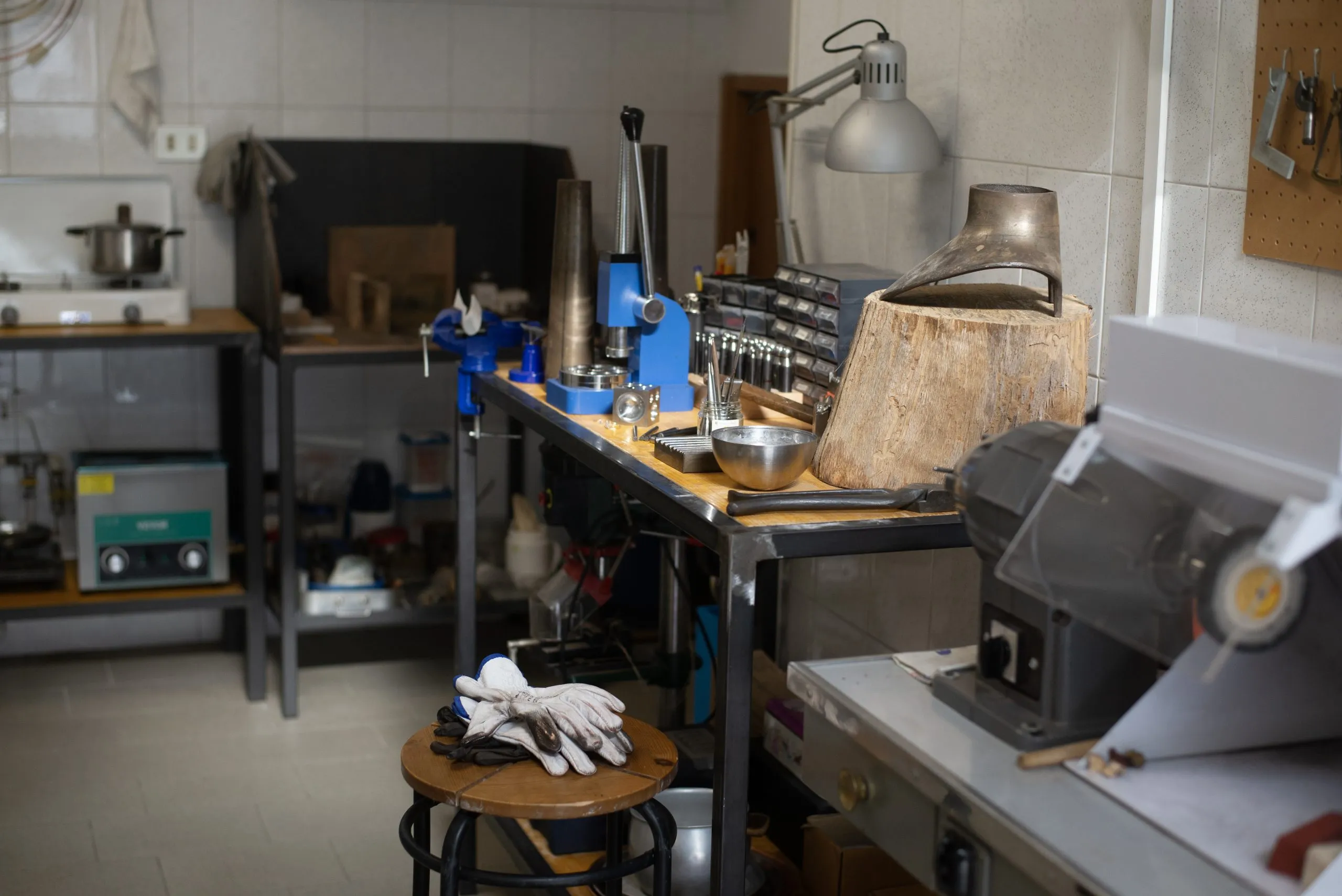 Banco di lavoro dell'atelier