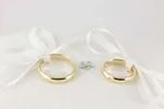 Fedi nuziali classiche artigianali in oro 18kt, Monica Candido Gioielli Milano miniatura 10