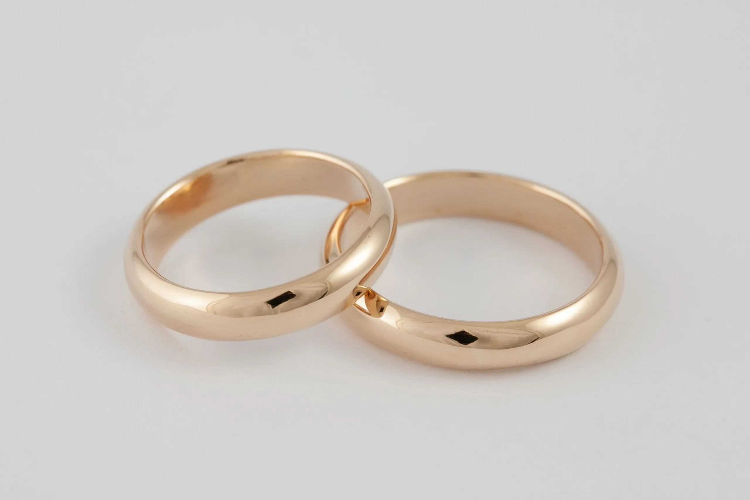 Fedi nuziali classiche artigianali in oro 18kt, Monica Candido Gioielli Milano - 9