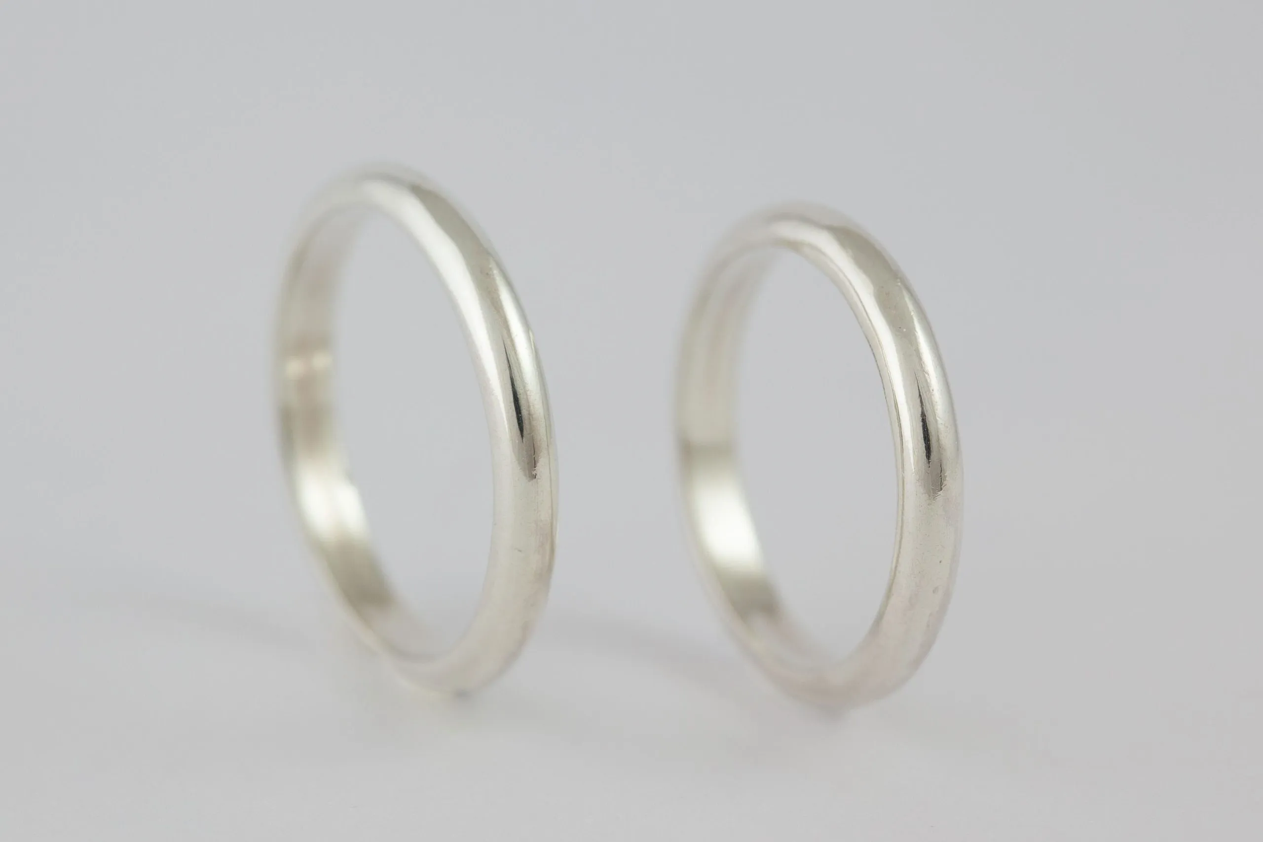 Fedi nuziali francesine artigianali in oro 18kt, Monica Candido Gioielli Milano - 3