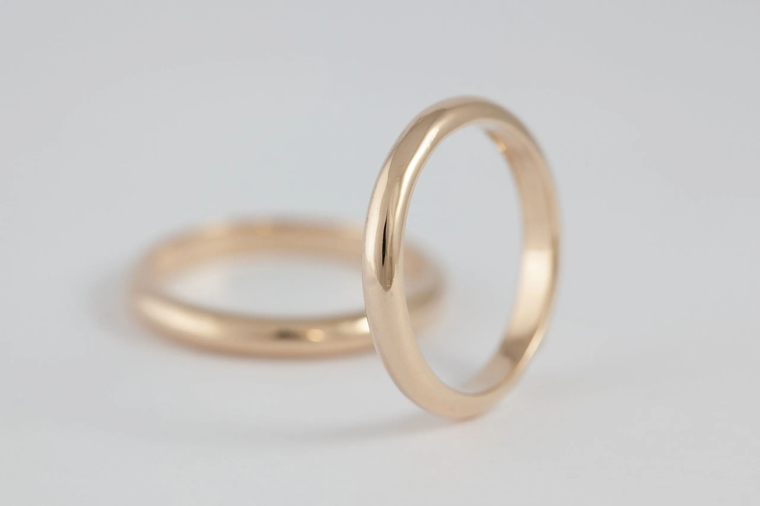 Fedi nuziali francesine artigianali in oro 18kt, Monica Candido Gioielli Milano - 4