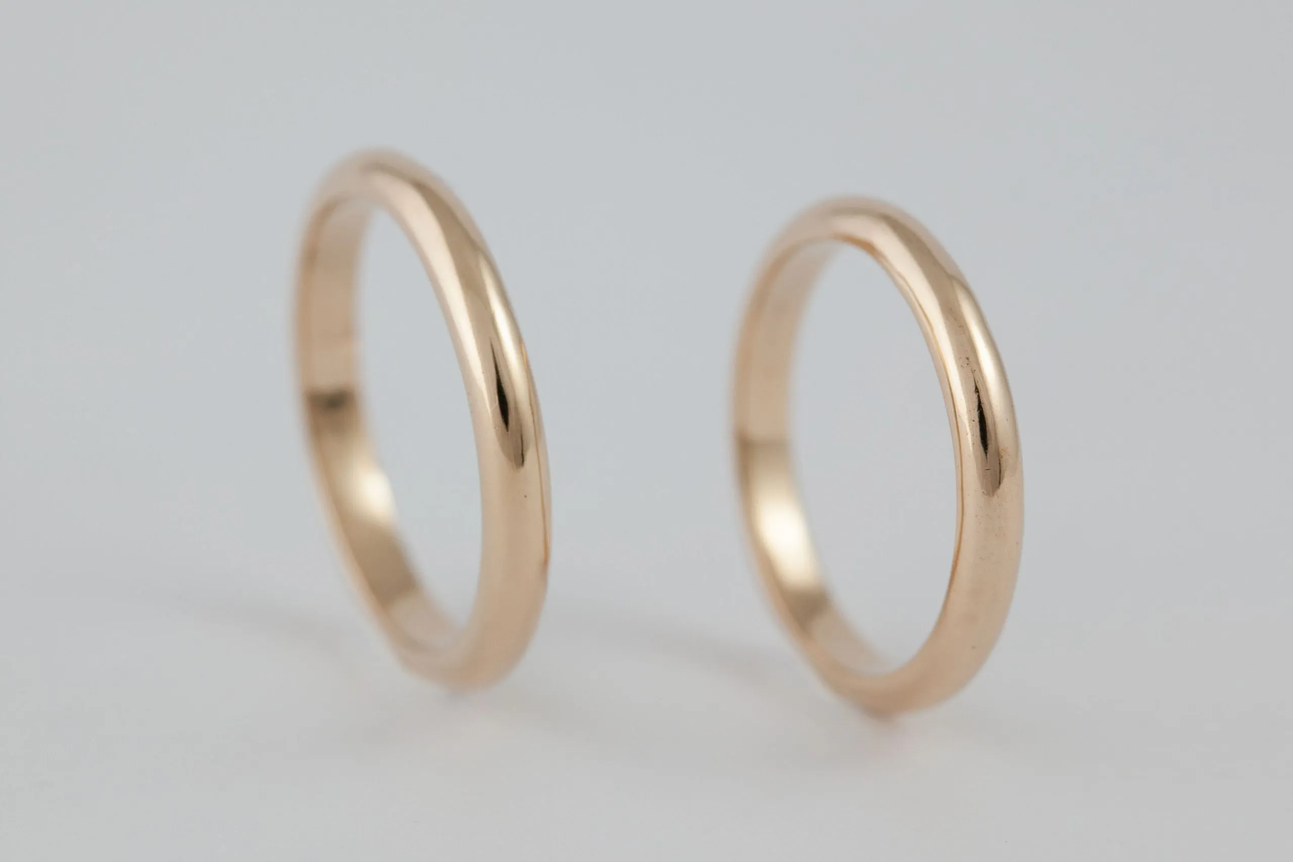 Fedi nuziali francesine artigianali in oro 18kt, Monica Candido Gioielli Milano - 6