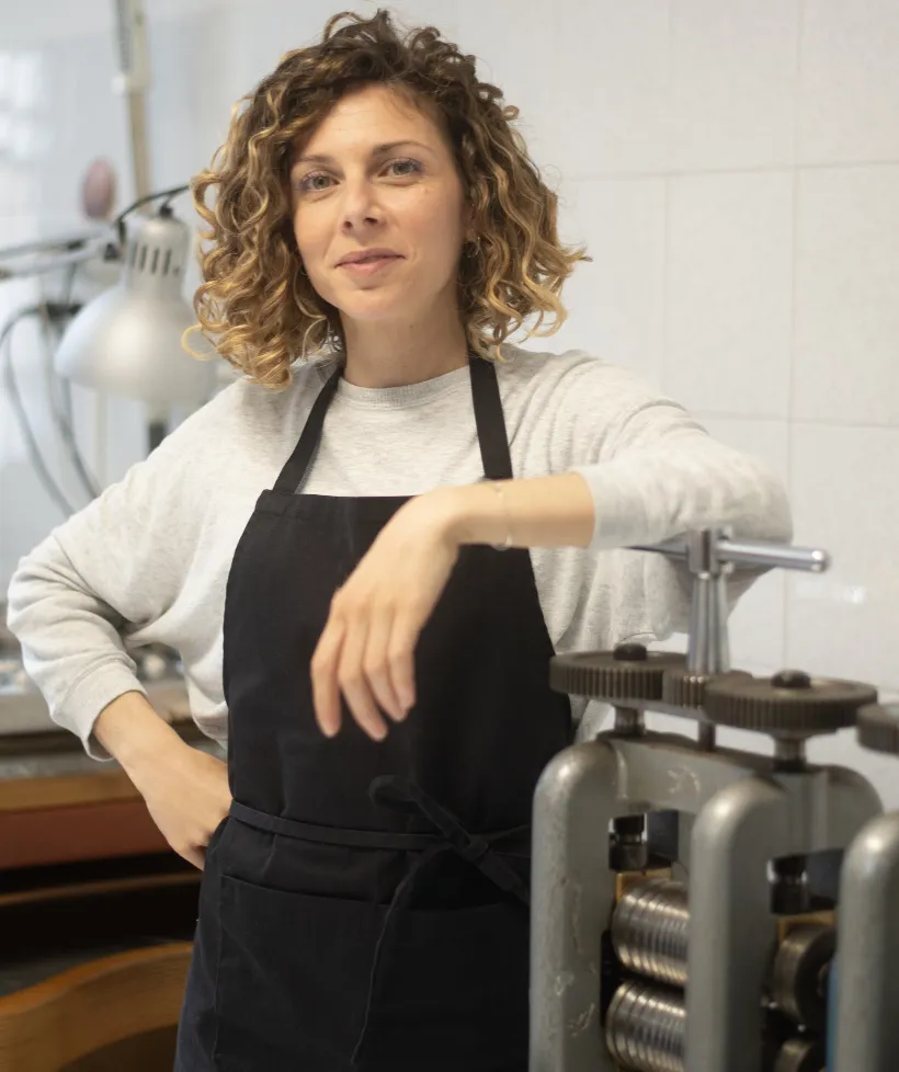 Monica Candido, designer orafa